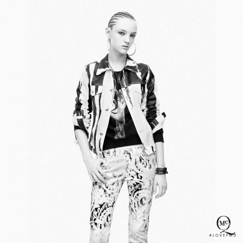April Tiplady featured in  the McQ Alexander McQueen advertisement for Autumn/Winter 2013