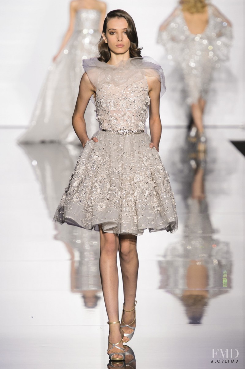 Jaque Cantelli featured in  the Zuhair Murad fashion show for Spring/Summer 2015