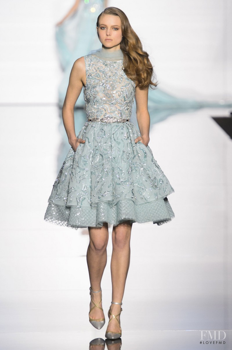 Anais Garnier featured in  the Zuhair Murad fashion show for Spring/Summer 2015