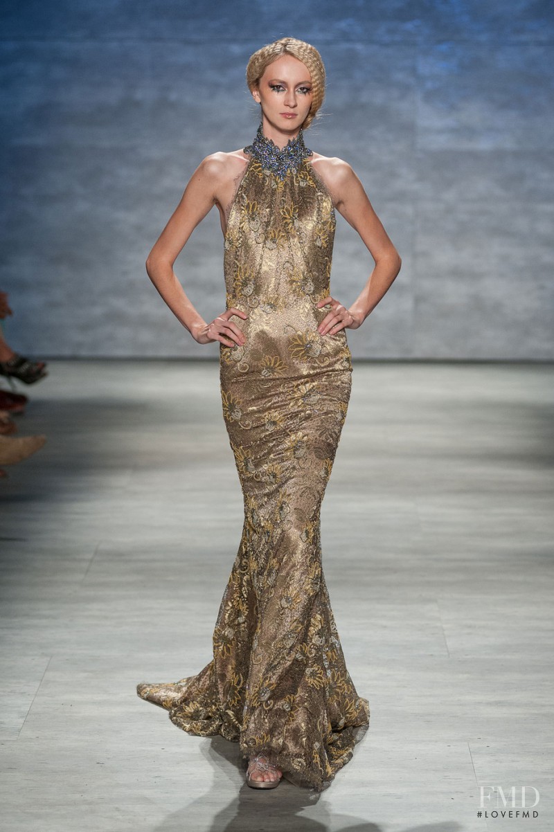 Tatiana Krasikova featured in  the Venexiana fashion show for Spring/Summer 2015