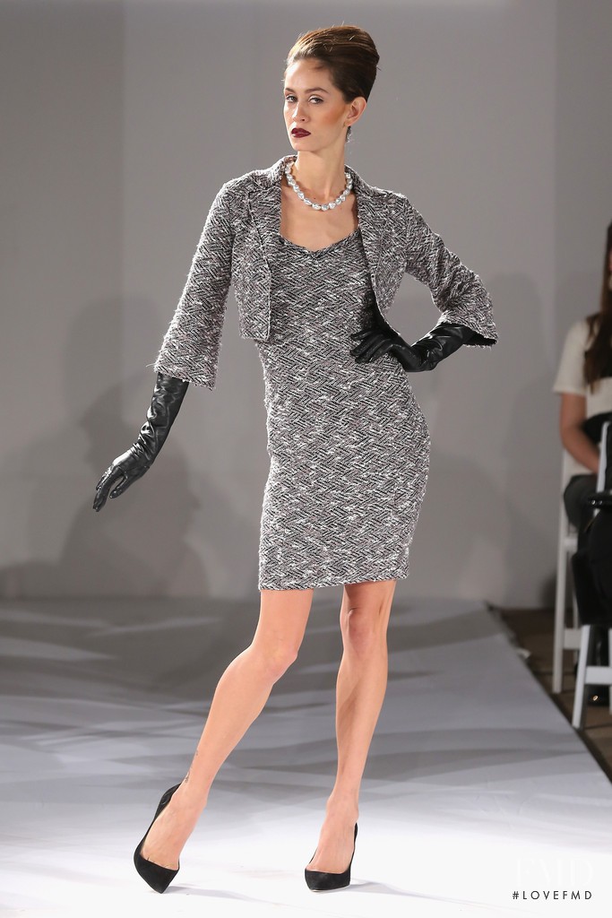 Helena Prestes featured in  the b michael America fashion show for Autumn/Winter 2015