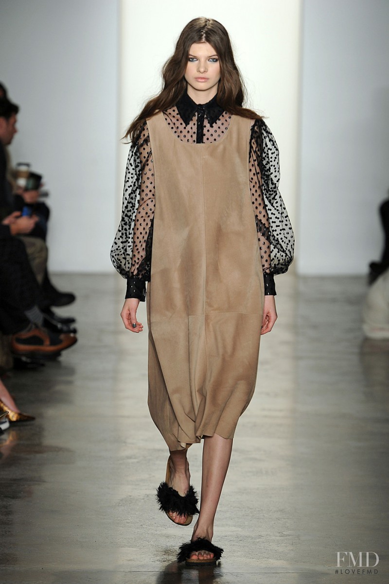 Kisa Cheban featured in  the Houghton fashion show for Autumn/Winter 2014