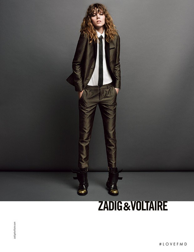 Freja Beha Erichsen featured in  the Zadig & Voltaire advertisement for Autumn/Winter 2013