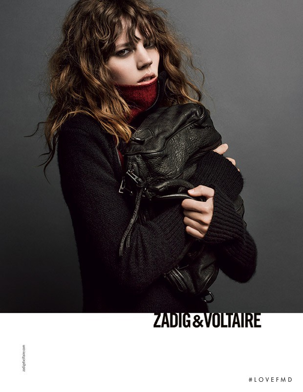 Freja Beha Erichsen featured in  the Zadig & Voltaire advertisement for Autumn/Winter 2013