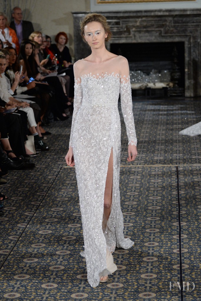 Tatiana Krasikova featured in  the Mira Zwillinger Bridal fashion show for Spring/Summer 2016