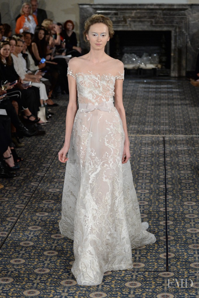 Tatiana Krasikova featured in  the Mira Zwillinger Bridal fashion show for Spring/Summer 2016