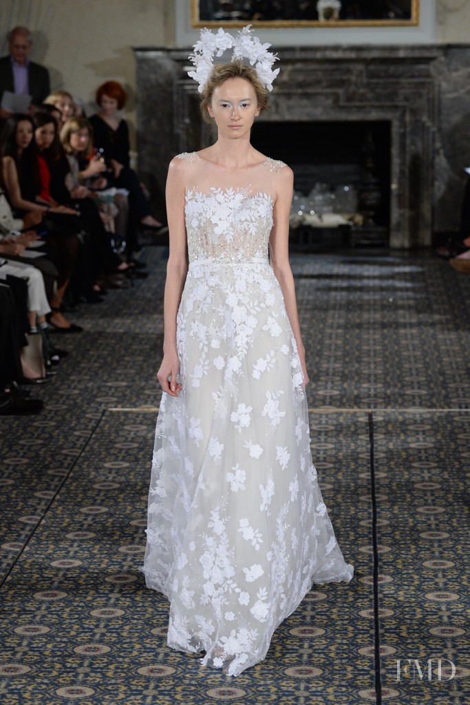 Tatiana Krasikova featured in  the Mira Zwillinger Bridal fashion show for Spring/Summer 2016