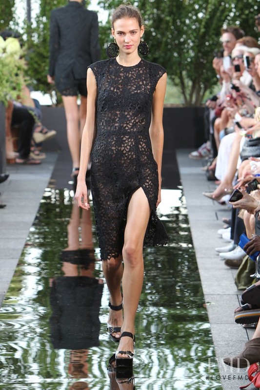 Nikolett Bogar featured in  the Houghton fashion show for Spring/Summer 2013