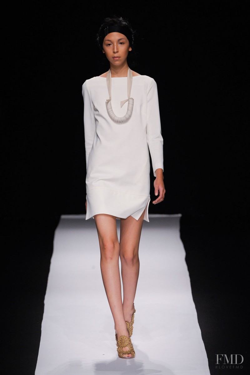 Issa Lish featured in  the Chadwick Bell fashion show for Spring/Summer 2013
