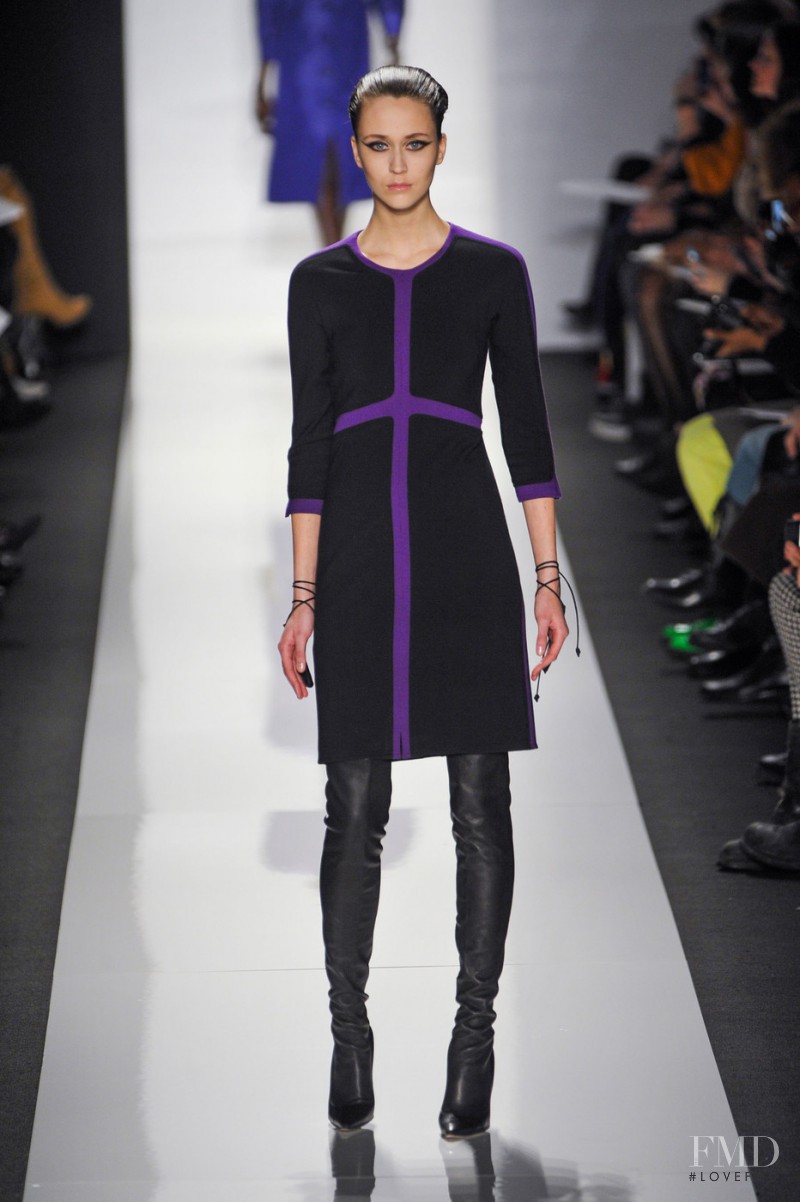 Nastya Choo featured in  the Ralph Rucci fashion show for Autumn/Winter 2013