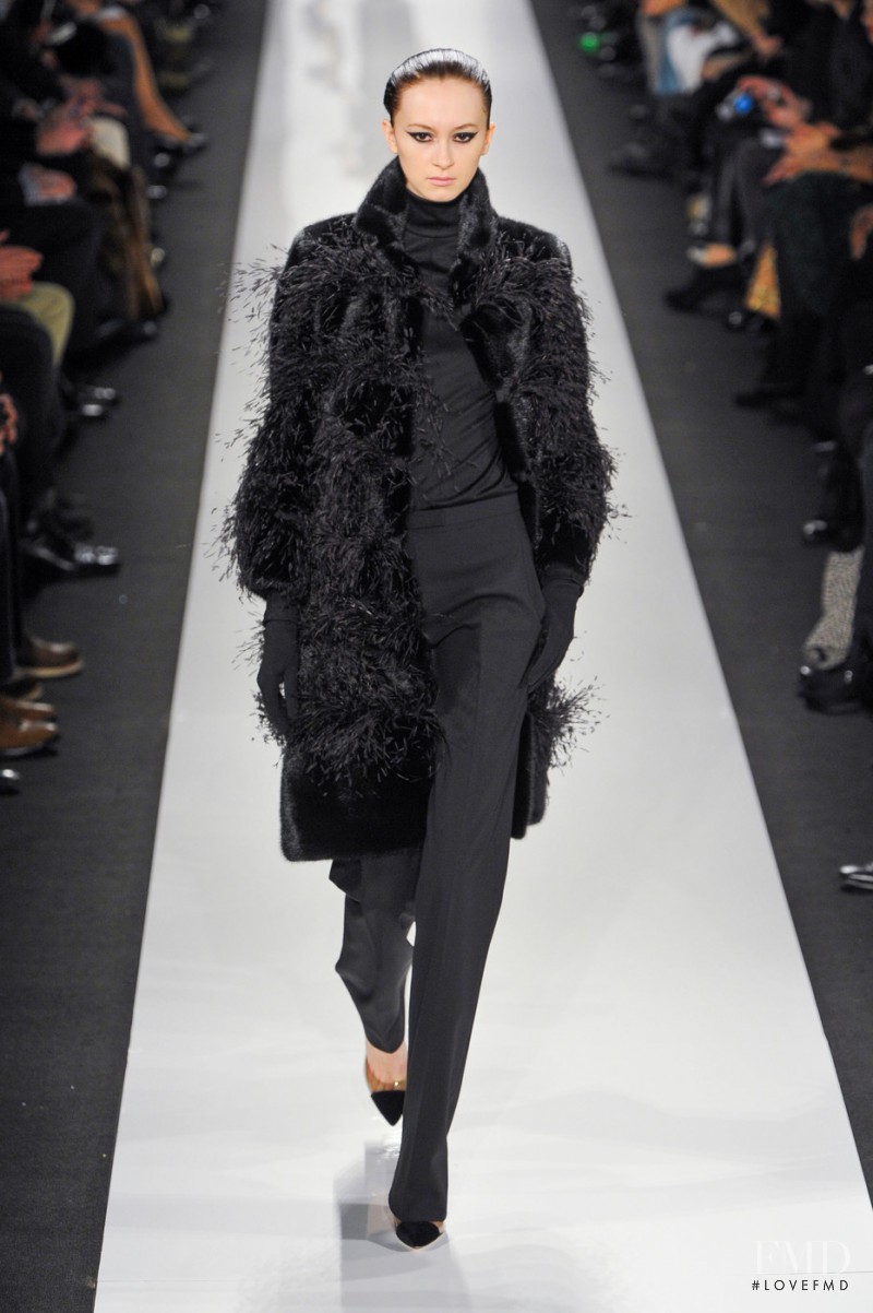 Tatiana Krasikova featured in  the Ralph Rucci fashion show for Autumn/Winter 2013