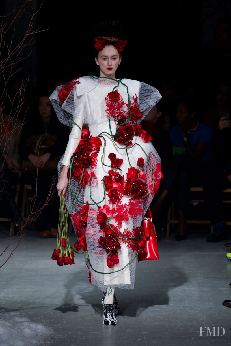 Tatiana Krasikova featured in  the Thom Browne fashion show for Autumn/Winter 2013