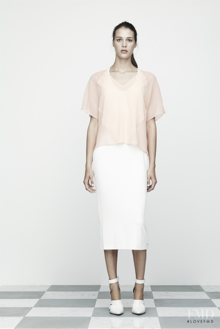 Claire De Regge featured in  the T by Alexander Wang fashion show for Spring/Summer 2012