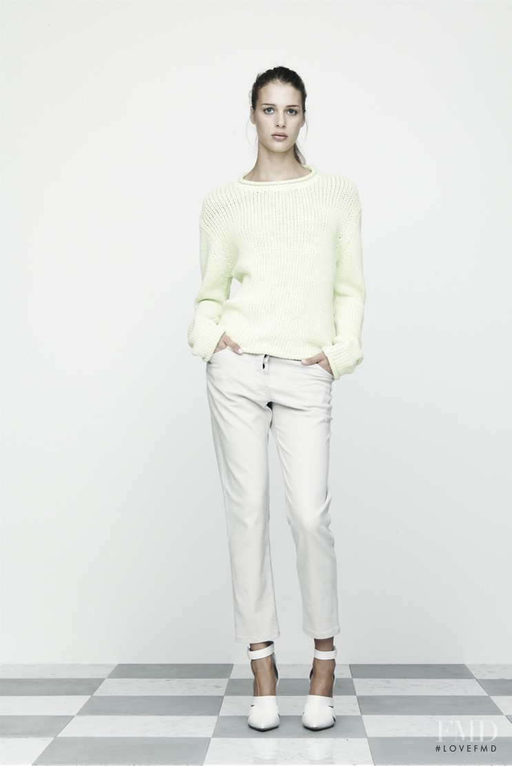 Claire De Regge featured in  the T by Alexander Wang fashion show for Spring/Summer 2012