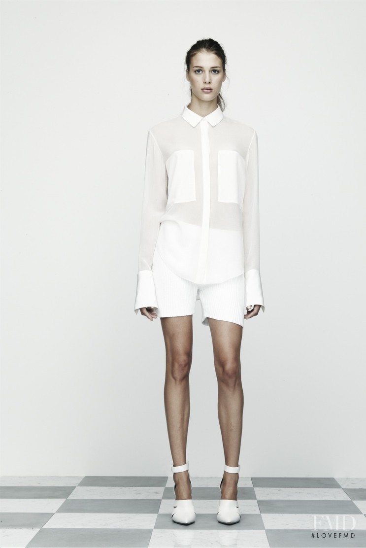 Claire De Regge featured in  the T by Alexander Wang fashion show for Spring/Summer 2012