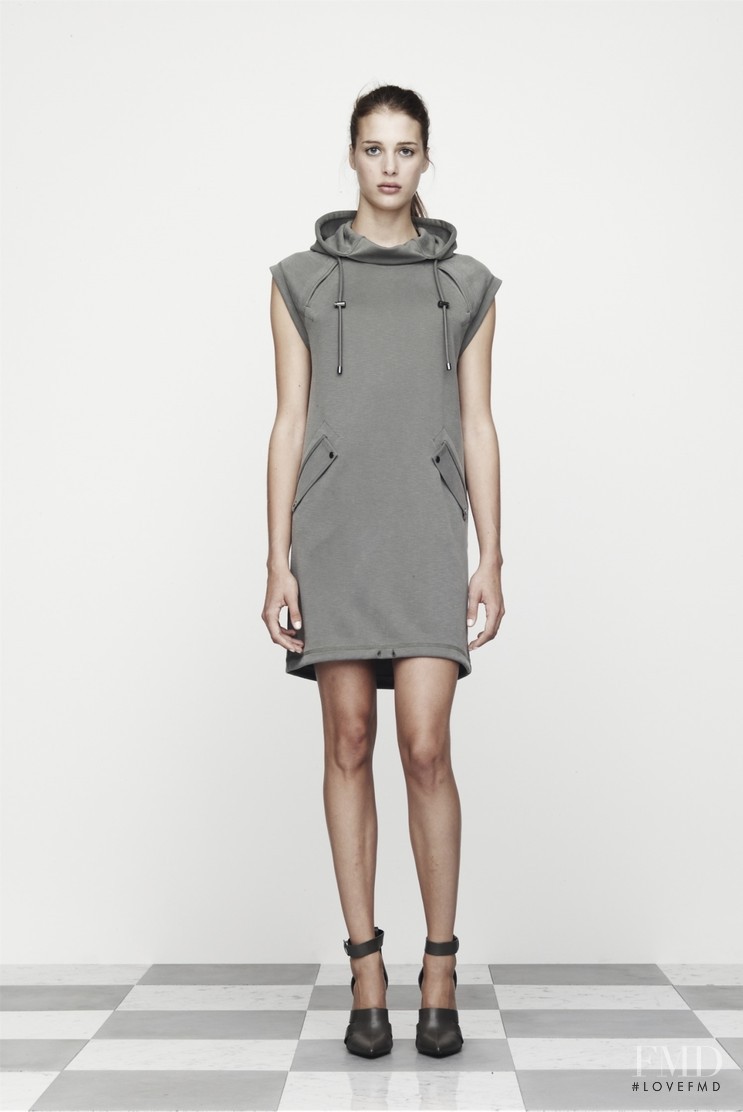 Claire De Regge featured in  the T by Alexander Wang fashion show for Spring/Summer 2012