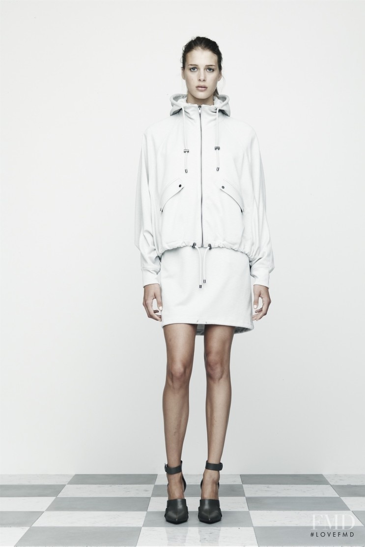 Claire De Regge featured in  the T by Alexander Wang fashion show for Spring/Summer 2012