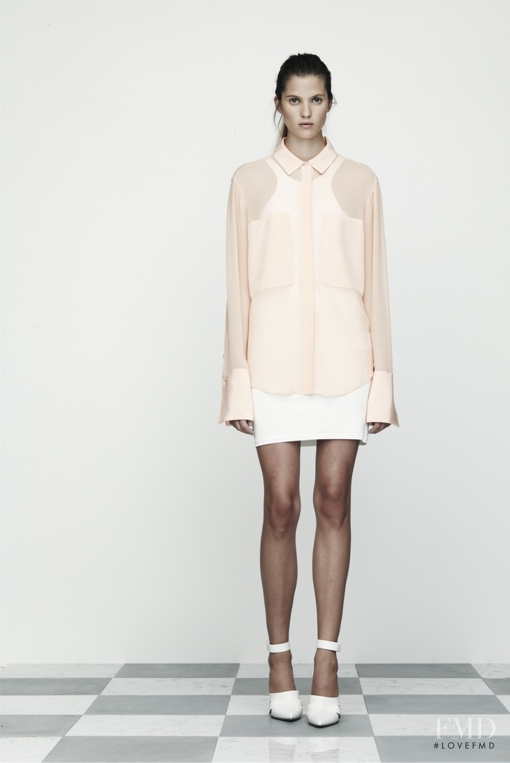 Estee Rammant featured in  the T by Alexander Wang fashion show for Spring/Summer 2012