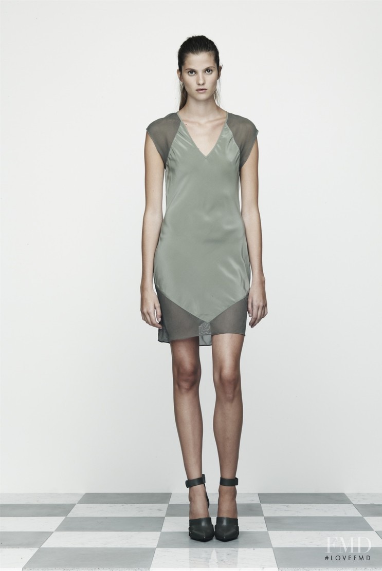 Estee Rammant featured in  the T by Alexander Wang fashion show for Spring/Summer 2012