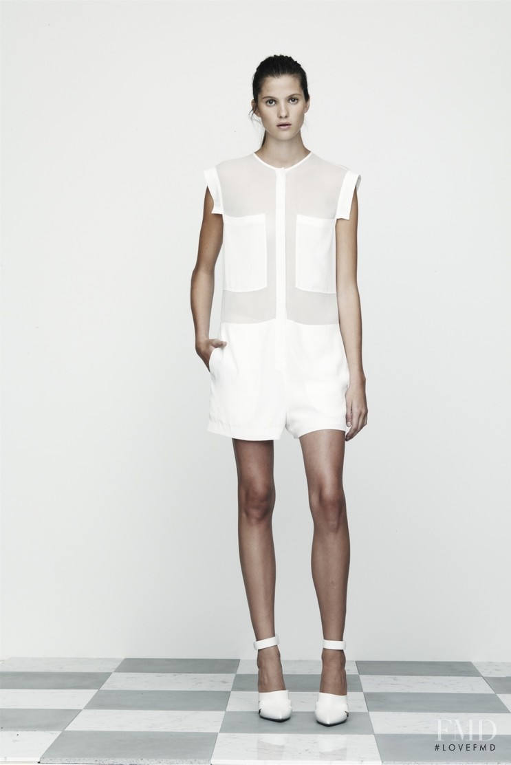 Estee Rammant featured in  the T by Alexander Wang fashion show for Spring/Summer 2012