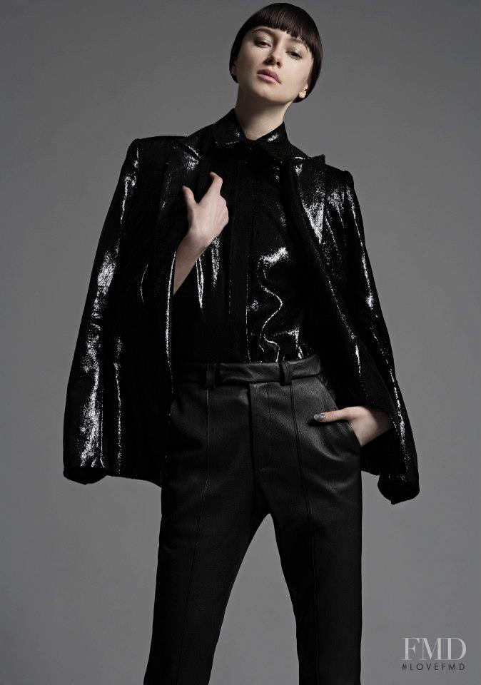 Tatiana Krasikova featured in  the Houghton lookbook for Autumn/Winter 2013