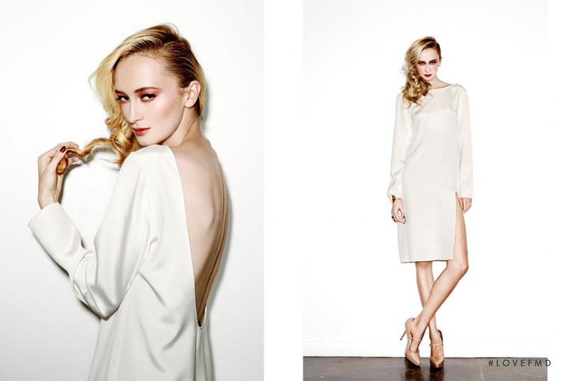 Tatiana Krasikova featured in  the Houghton lookbook for Autumn/Winter 2012