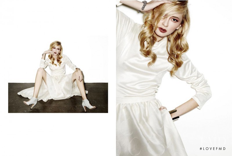 Tatiana Krasikova featured in  the Houghton lookbook for Autumn/Winter 2012