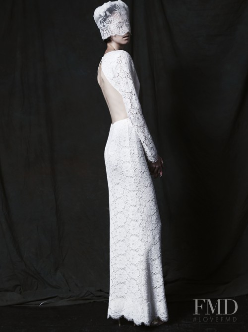 Tatiana Krasikova featured in  the Houghton Bridal Collection lookbook for Spring/Summer 2013