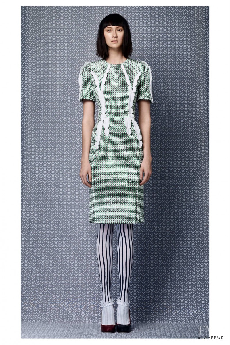 Tatiana Krasikova featured in  the Thom Browne fashion show for Resort 2014