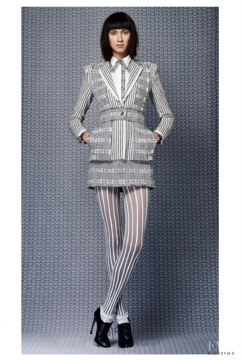 Tatiana Krasikova featured in  the Thom Browne fashion show for Resort 2014