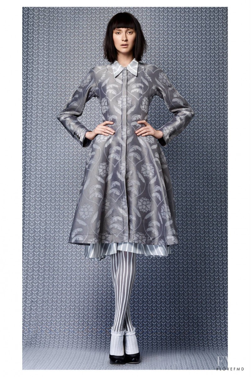 Tatiana Krasikova featured in  the Thom Browne fashion show for Resort 2014