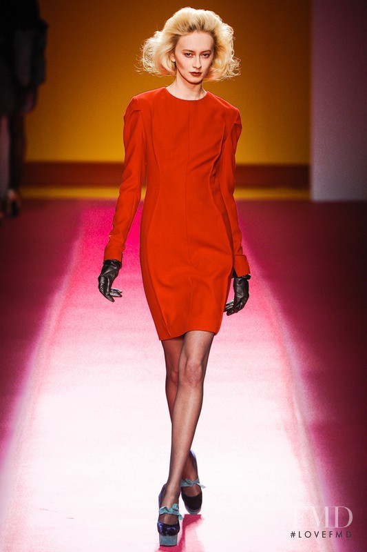 Tatiana Krasikova featured in  the Chadwick Bell fashion show for Autumn/Winter 2012