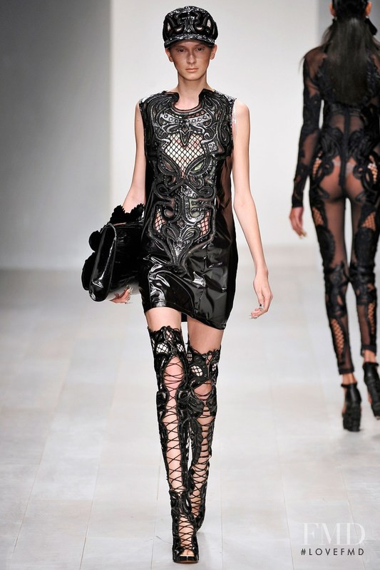 Tatiana Krasikova featured in  the KTZ fashion show for Spring/Summer 2013