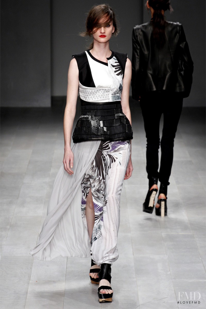 Marina Heiden featured in  the Fashion Fringe fashion show for Spring/Summer 2013