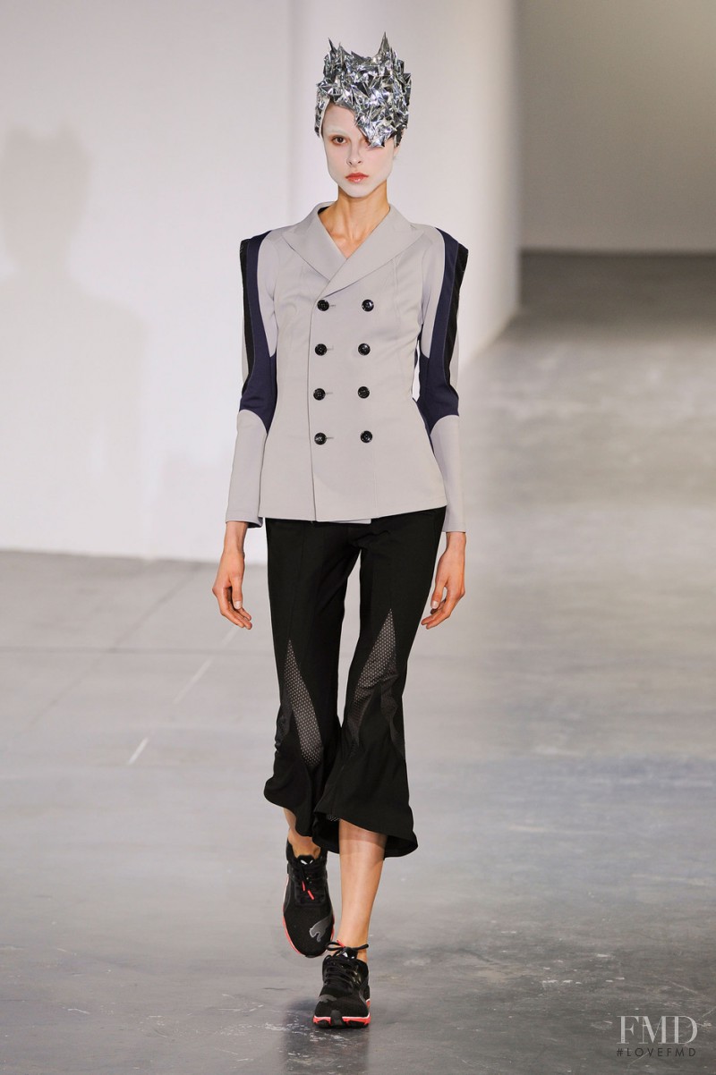 Isaac Lindsay featured in  the Junya Watanabe fashion show for Spring/Summer 2013