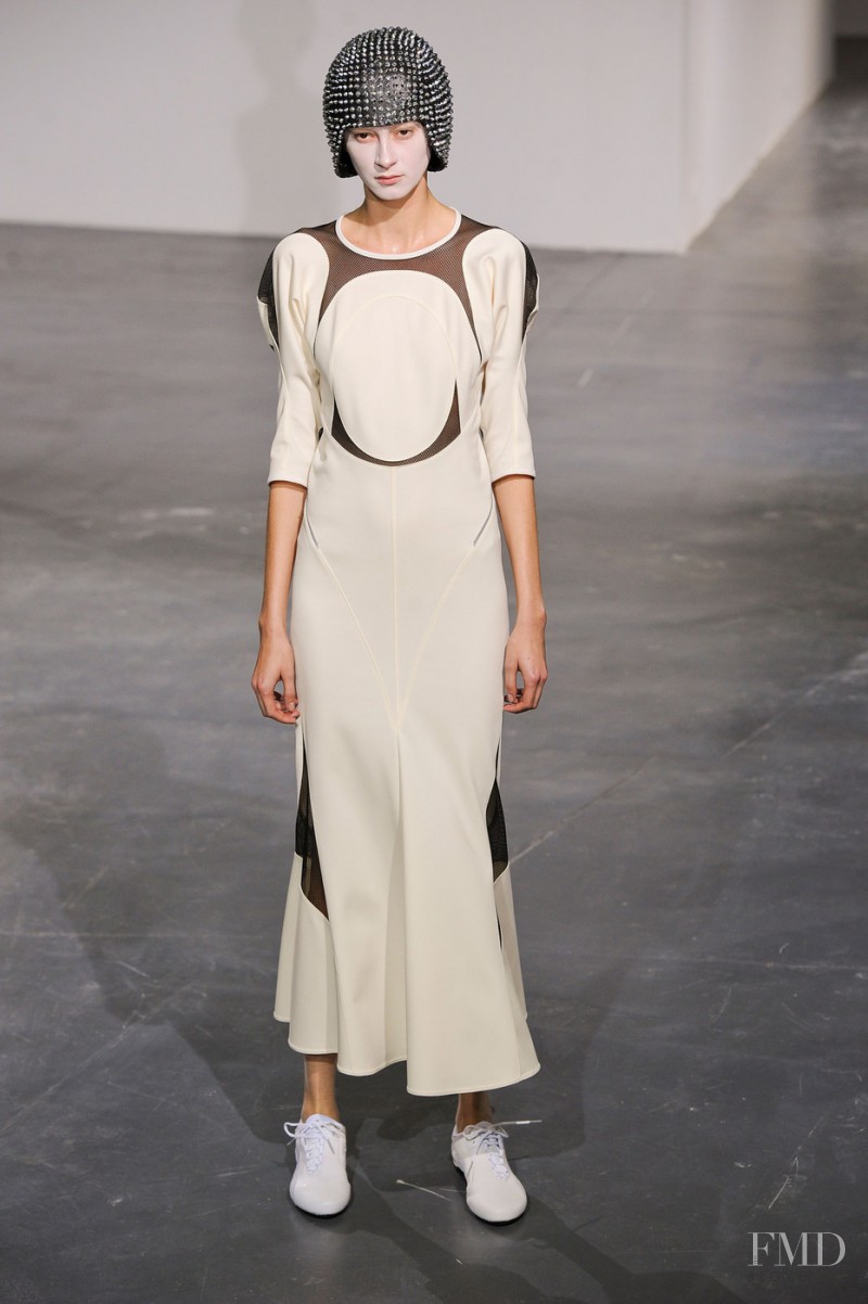 Tatiana Krasikova featured in  the Junya Watanabe fashion show for Spring/Summer 2013