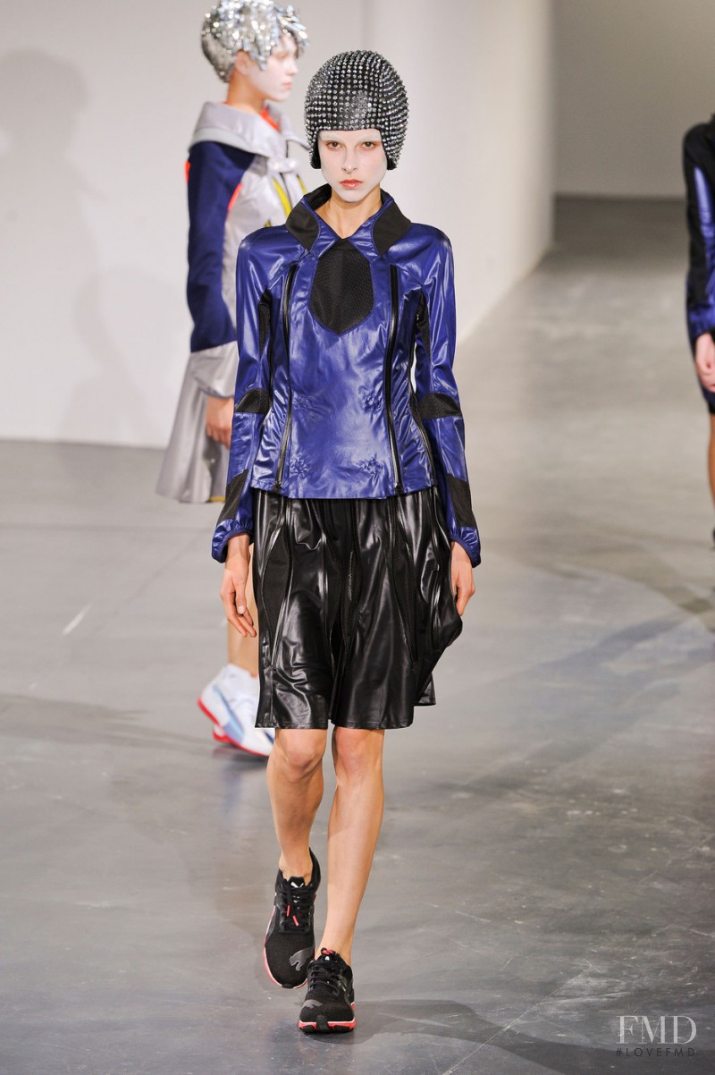 Isaac Lindsay featured in  the Junya Watanabe fashion show for Spring/Summer 2013