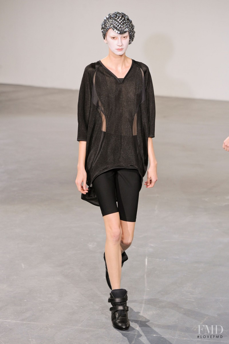 Tatiana Krasikova featured in  the Junya Watanabe fashion show for Spring/Summer 2013