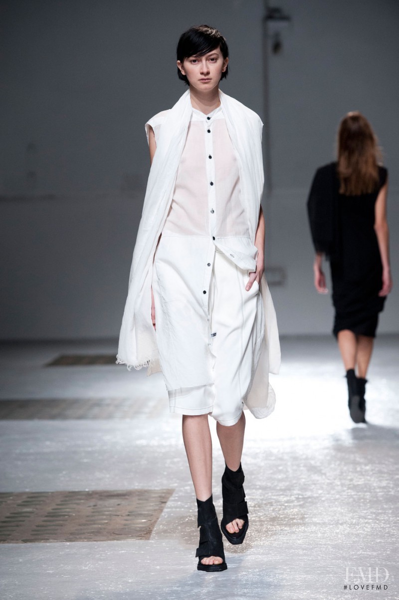 Tatiana Krasikova featured in  the Nicolas Andreas Taralis fashion show for Spring/Summer 2013