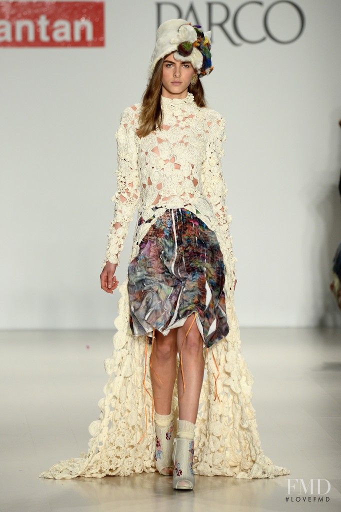 Kristina Andrejevic featured in  the Asia Fashion Collection fashion show for Autumn/Winter 2014