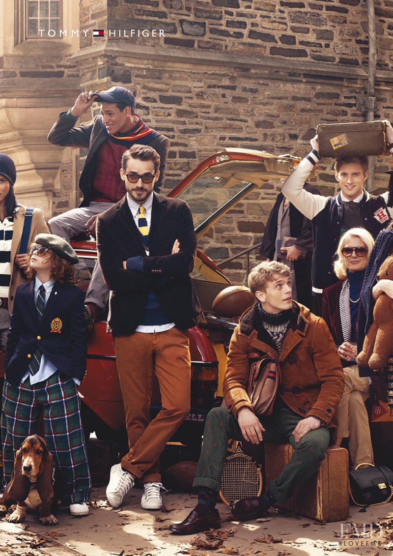 Arthur Kulkov featured in  the Tommy Hilfiger advertisement for Autumn/Winter 2013