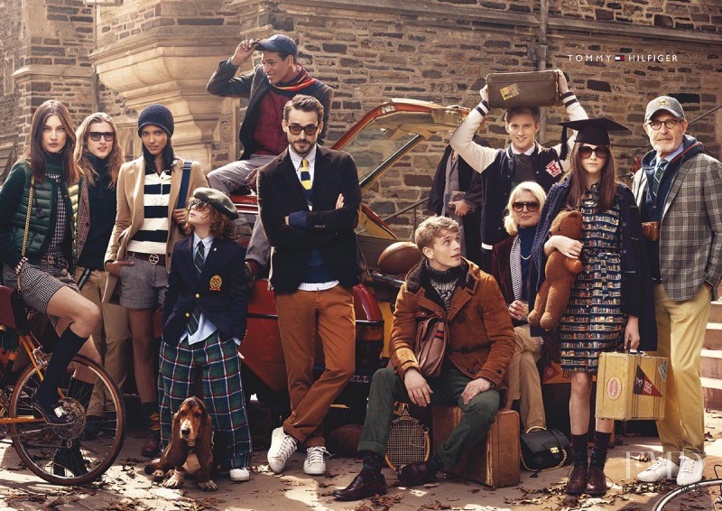 Arthur Kulkov featured in  the Tommy Hilfiger advertisement for Autumn/Winter 2013