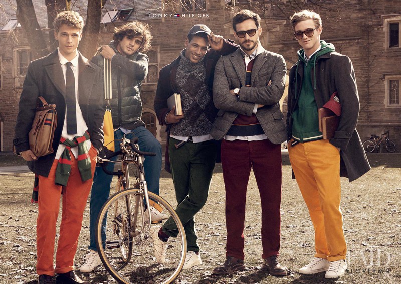 Arthur Kulkov featured in  the Tommy Hilfiger advertisement for Autumn/Winter 2013