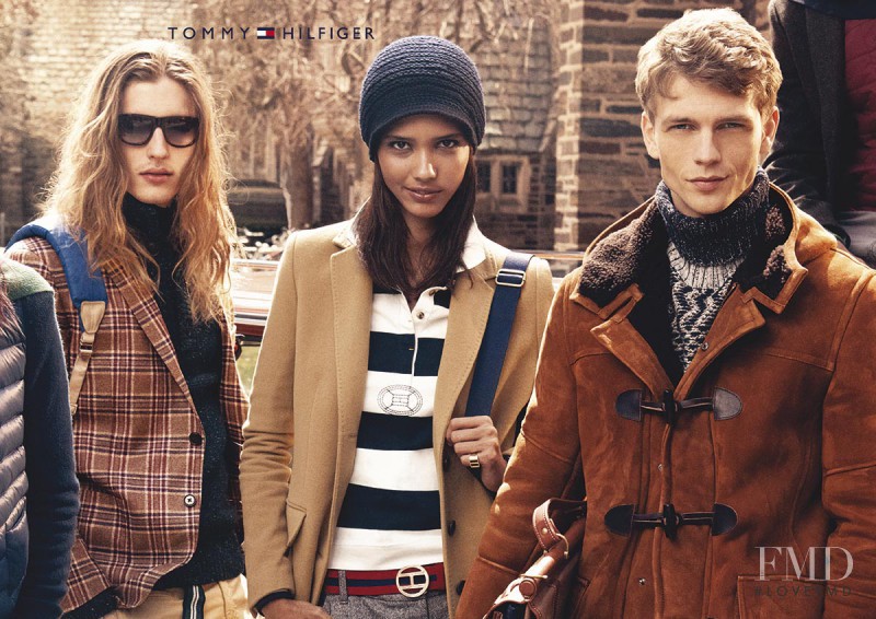 Cora Emmanuel featured in  the Tommy Hilfiger advertisement for Autumn/Winter 2013