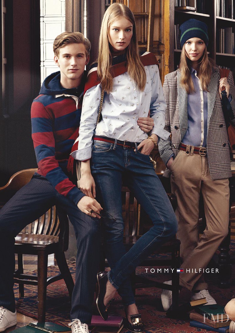 Sasha Luss featured in  the Tommy Hilfiger advertisement for Autumn/Winter 2013