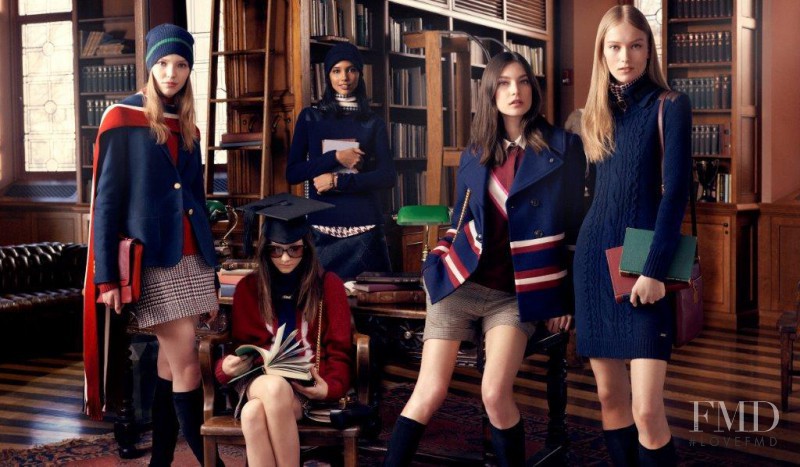 Cora Emmanuel featured in  the Tommy Hilfiger advertisement for Autumn/Winter 2013