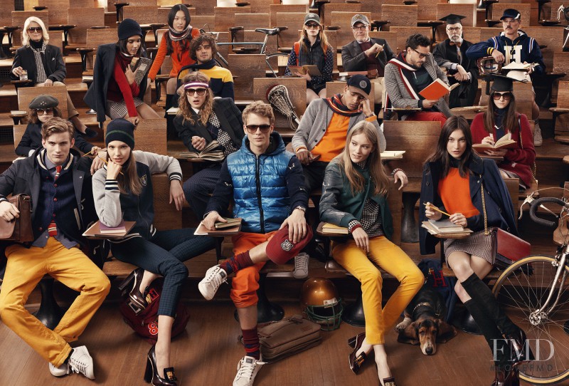 Arthur Kulkov featured in  the Tommy Hilfiger advertisement for Autumn/Winter 2013