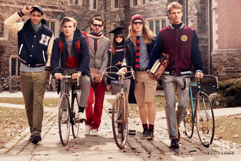 Arthur Kulkov featured in  the Tommy Hilfiger advertisement for Autumn/Winter 2013