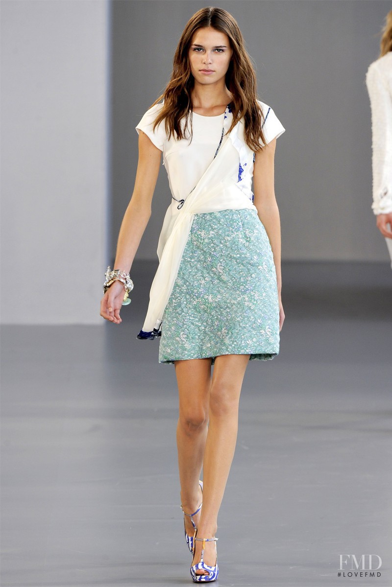 Amy Torrance featured in  the Michael van der Ham fashion show for Spring/Summer 2012