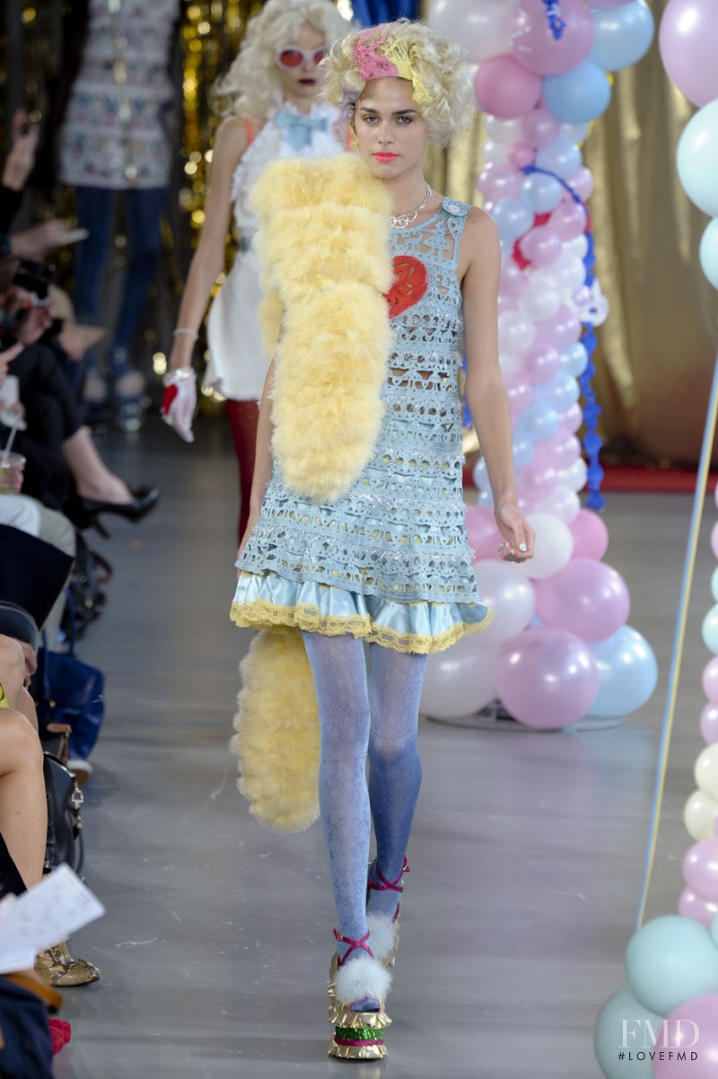 Amy Torrance featured in  the Meadham Kirchhoff fashion show for Spring/Summer 2012